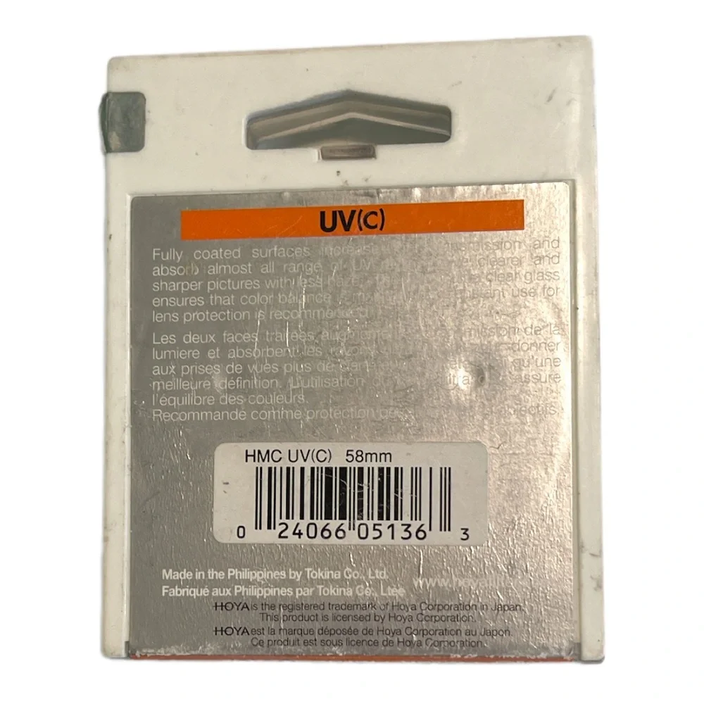 HOYAA filter HMC multi- coated UV 58mm